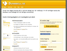 Tablet Screenshot of dumbbell.se